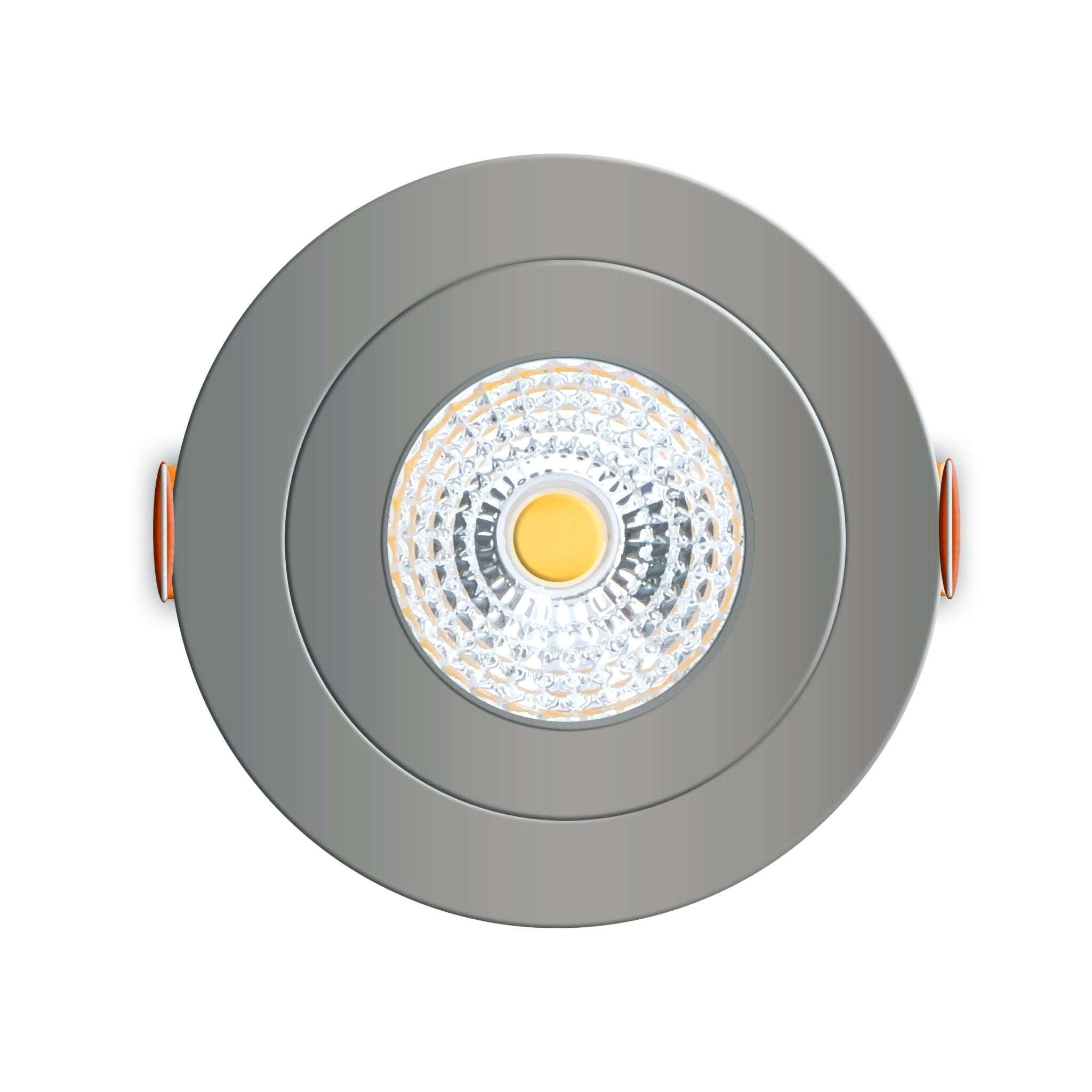 3 PACK - LED's Light Pro LED Inbouwspot Nikkel - DimToWarm - Ø 68mm - Kantelbaar - Warm wit licht - CRI95 Inbouwspots LED.nl