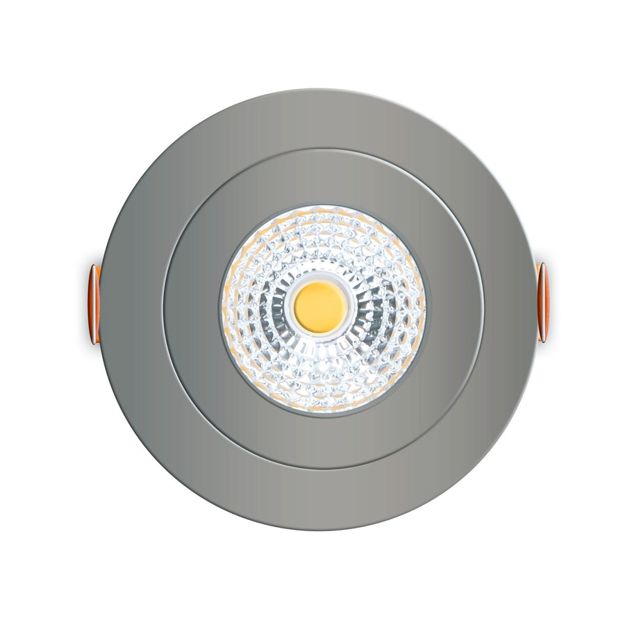 LED's Light Pro LED Einbaustrahler Nickel - DimToWarm - Ø 68mm - Schwenkbar - Warmweißes Licht - CRI95 - lidstore.shop