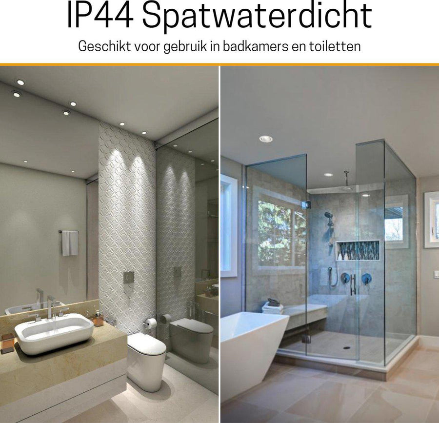 LED's Light Pro LED Recessed Spotlight Black - DimToWarm - Ø 68mm - Tiltable - Warm white light - CRI95 - Dimmable - LED.nl