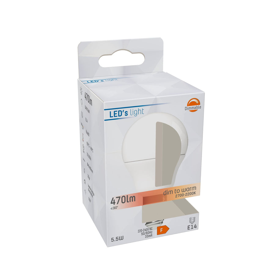 Dimmable LED Lamp E14 - Dimmable to extra warm white - 1 lamp - LED.nl