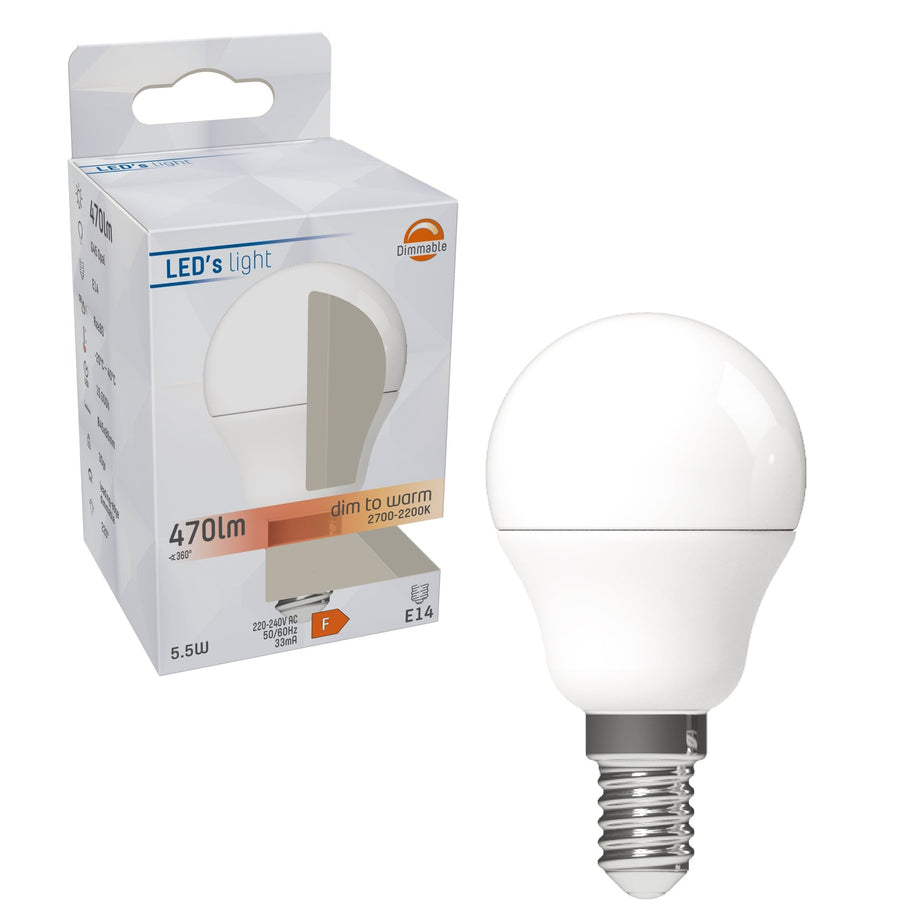Dimmable LED Lamp E14 - Dimmable to extra warm white - 1 lamp - LED.nl