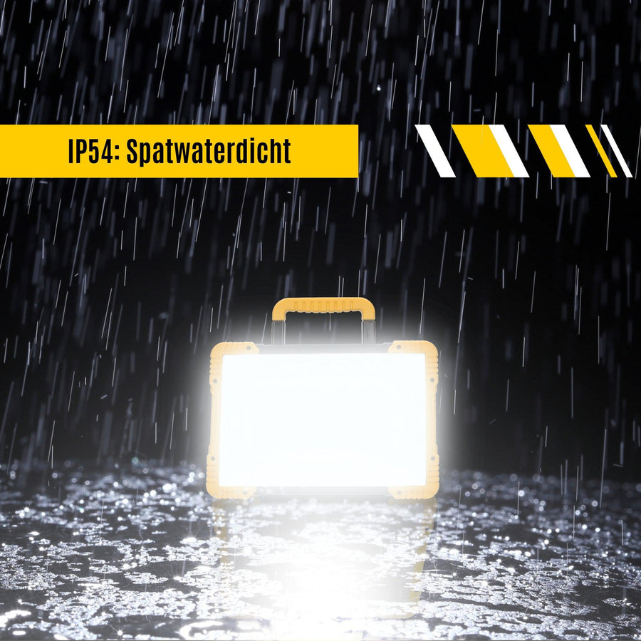 LED's Work Akku-LED-Bauleuchte 5200 - Funktioniert mit Akkus von Makita, Bosch, Dewalt, Milwaukee, Metabo - IP54 - lidstore.shop