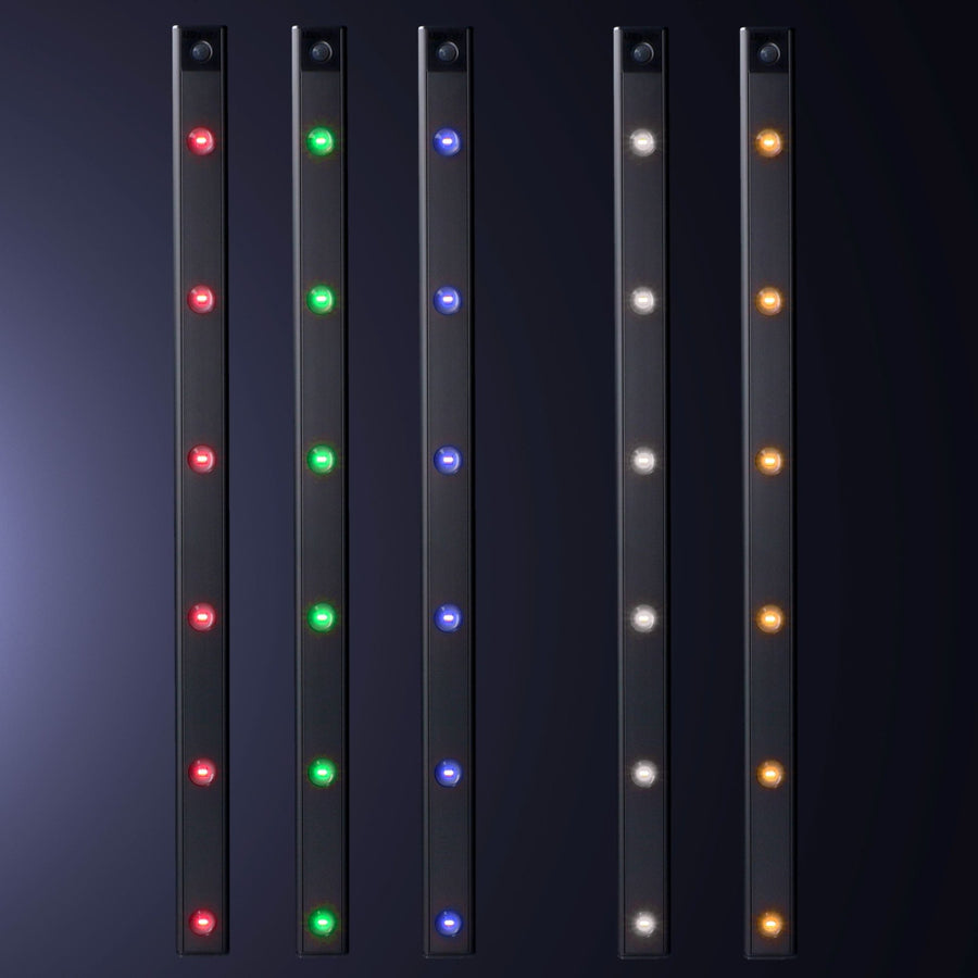 LED's Light EasyFix Schrankbeleuchtung mit Bewegungsmelder - RGB-Funktion - 6 Lichtpunkte - Kabellos und wiederaufladbar - 68,5 cm - lidstore.shop