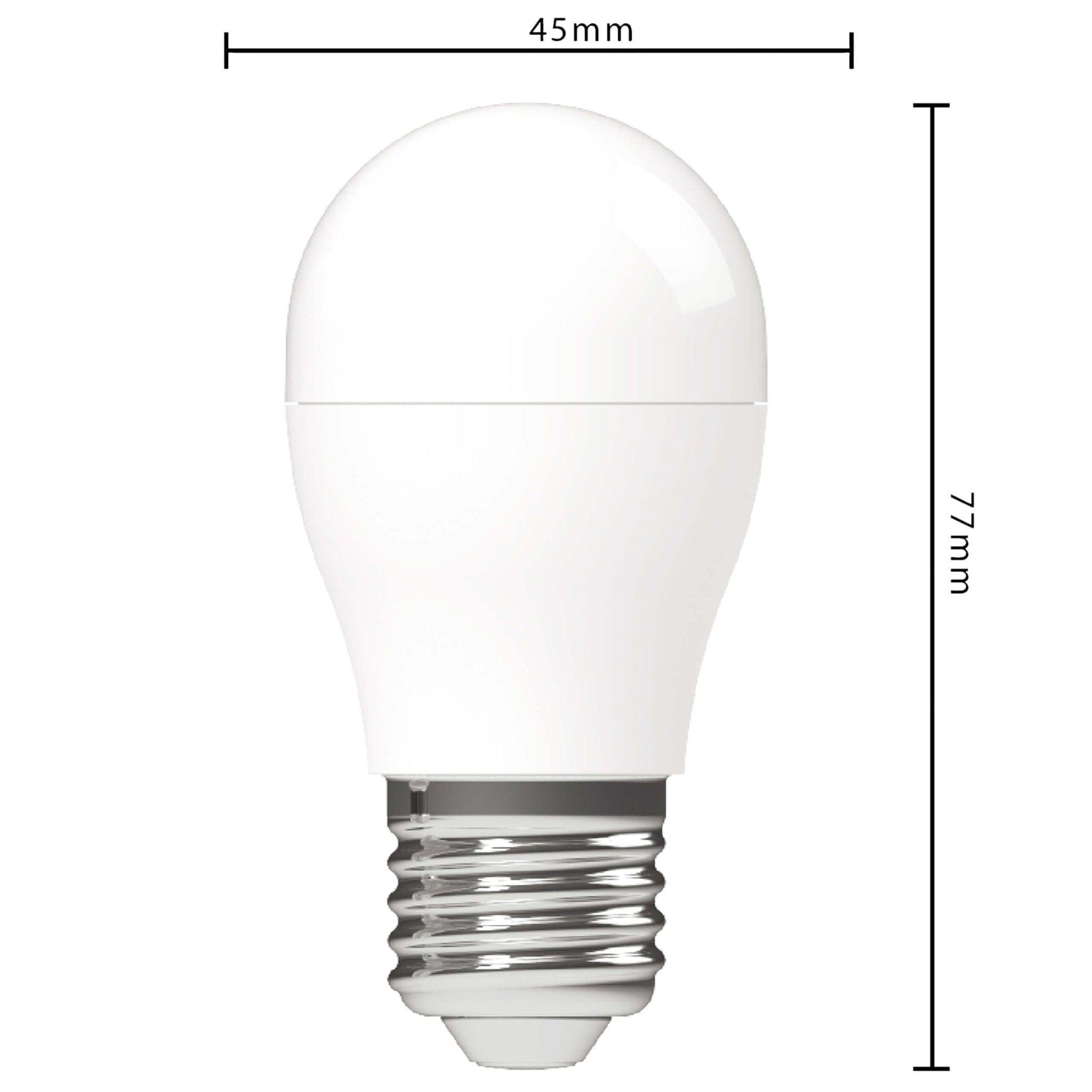 Elite LED Kogellamp E27 Mat - Gaan tot 25 jaar mee - Warm wit - 2.9W vervangt 40W Lichtbronnen LED.nl