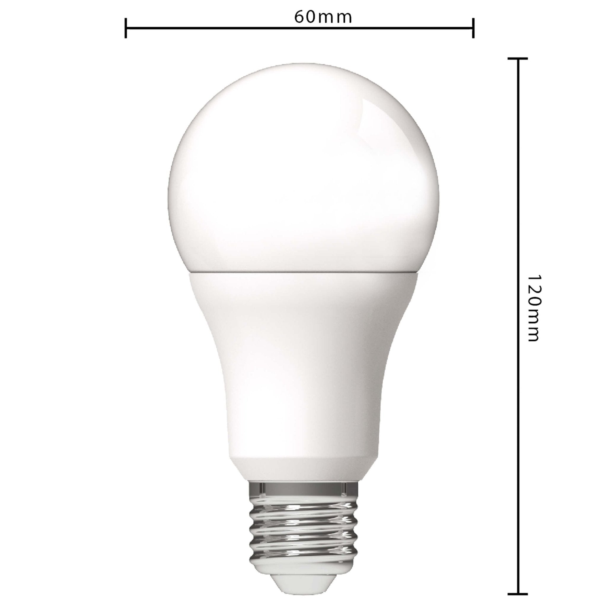 E27 LED Lamp - 4W vervangt 60W - 3000K warm wit - 1 lamp Lichtbronnen LED.nl