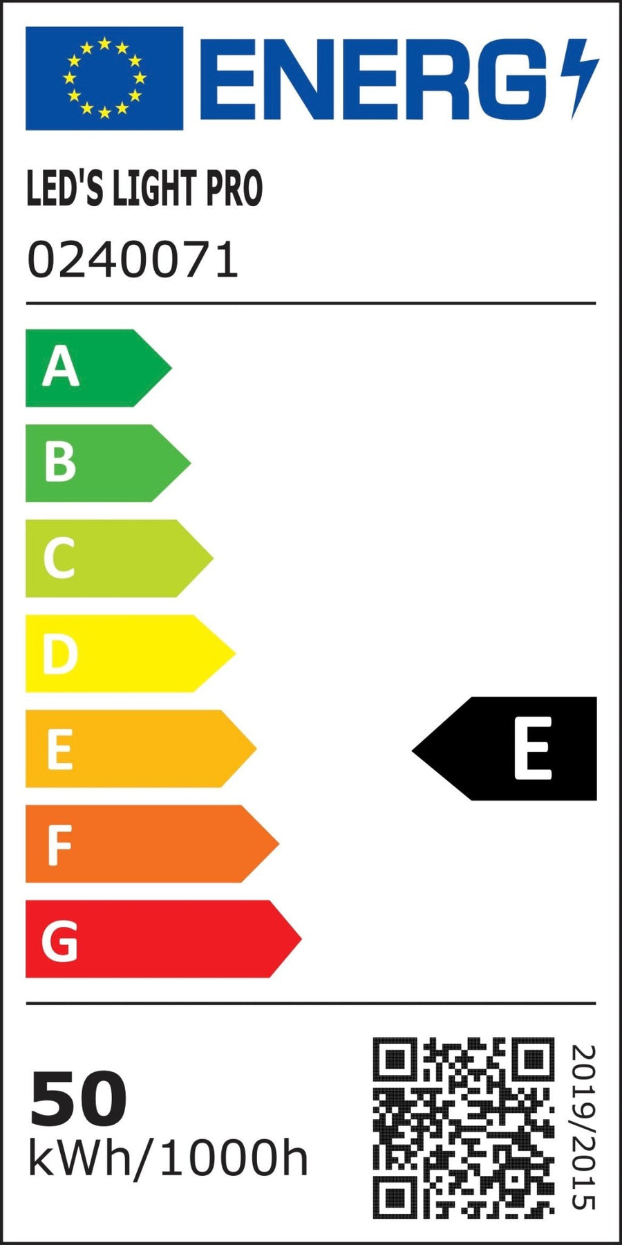 LED's Light Pro Hochleistungs-LED-Flutlicht 50W – Wasserdicht (IP66) & Korrosionsbeständig (C4) – Schwarz - lidstore.shop