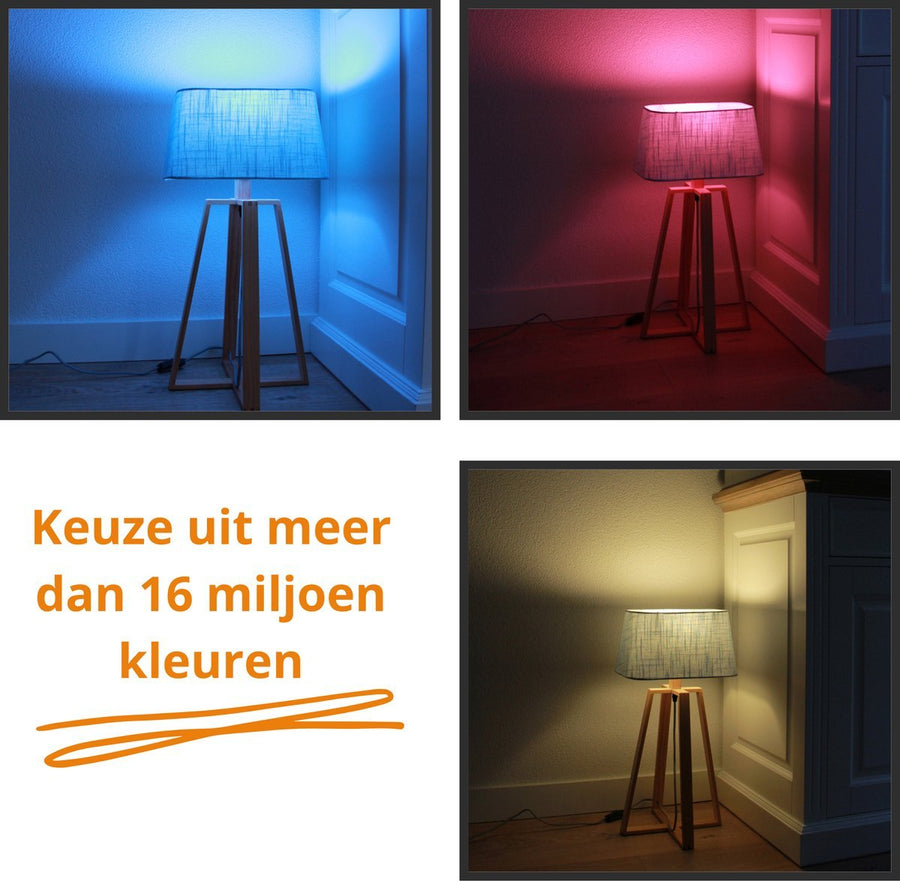 IDINIO Smart LED Spot GU10 - White &amp; Color - Dimmable - Controllable with App  - LED.nl