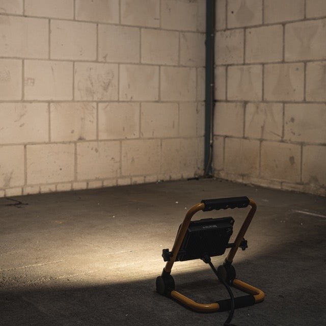 LED's Work Bouwlamp 5500 - Inklapbaar & Kantelbaar - 3 meter snoer - IP65 - 30W Bouwlampen LED.nl