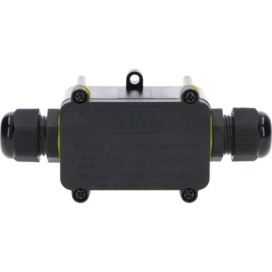 LED's Light Pro Junction Box I-connector - IP68 waterproof - Junction box for cables from 4 to 12 mm - LED.nl
