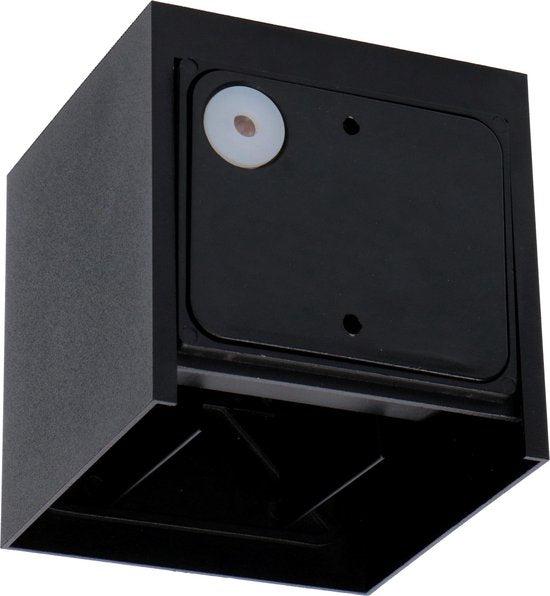 LED's Light Kubus LED Wandlamp buiten - 2 lichts - Dimbaar en instelbare lichtkleur - IP65 Waterdicht - Zwart Wandlampen LED.nl