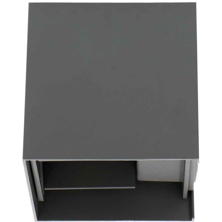 LED-Lichtwürfel-LED-Außenwandleuchte – Auf- und Abwärtslicht – IP65 – Anthrazit - lidstore.shop