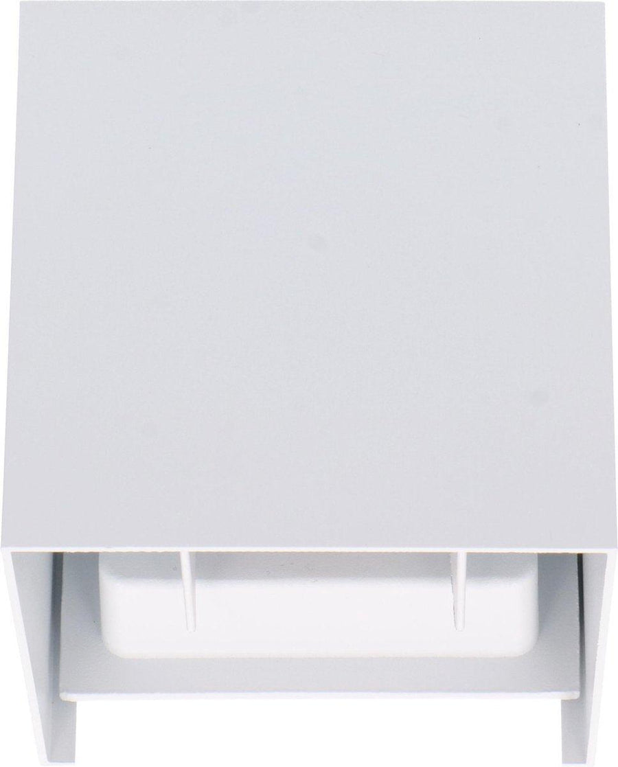 LED-Lichtwürfel-LED-Außenwandleuchte – Auf- und Abwärtslicht – IP65 – Weiß - lidstore.shop