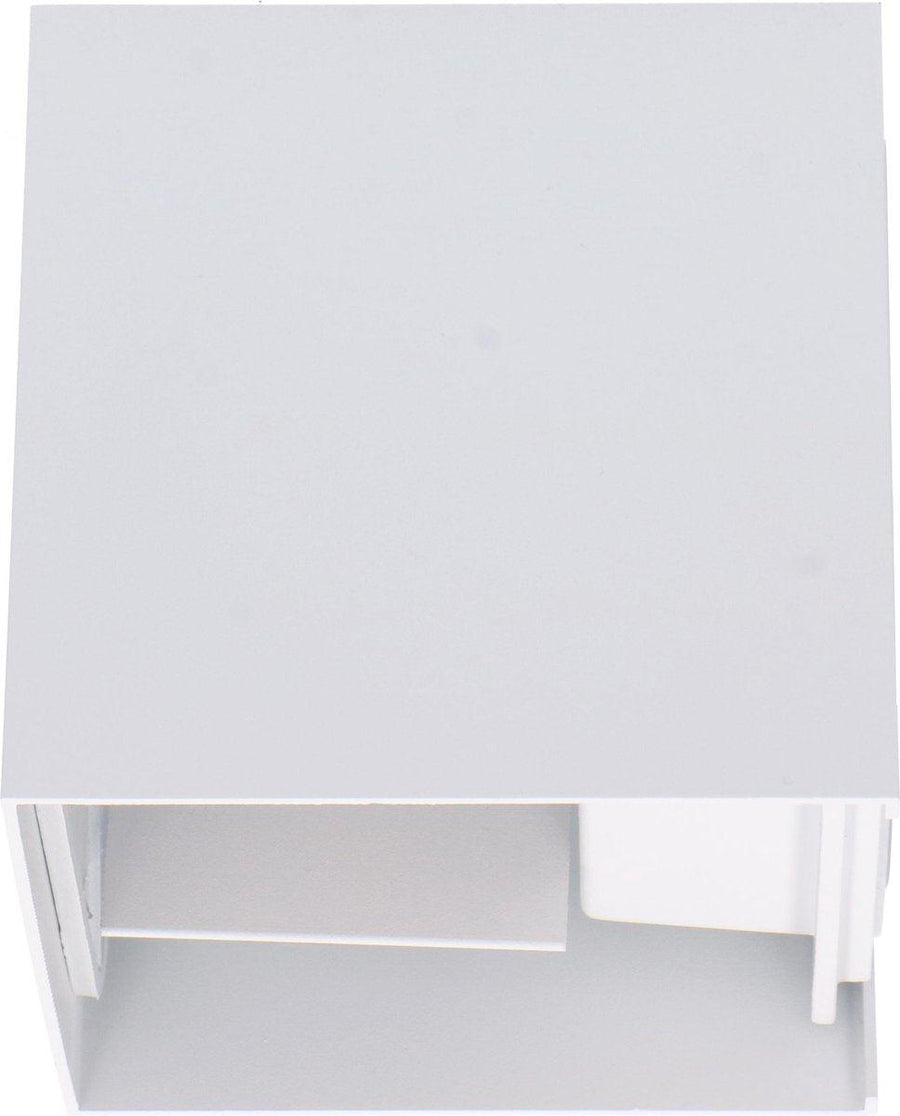 LED-Lichtwürfel-LED-Außenwandleuchte – Auf- und Abwärtslicht – IP65 – Weiß - lidstore.shop