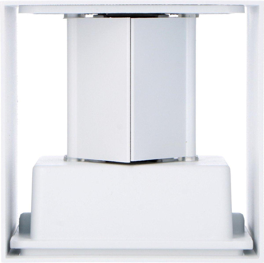 LED-Lichtwürfel-LED-Außenwandleuchte – Auf- und Abwärtslicht – IP65 – Weiß - lidstore.shop