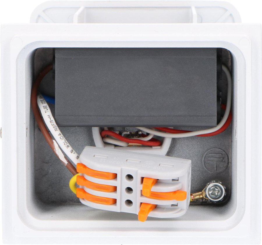 LED-Lichtwürfel-LED-Außenwandleuchte – Auf- und Abwärtslicht – IP65 – Weiß - lidstore.shop