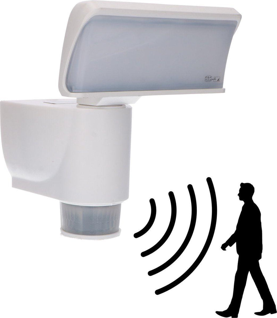 LED-Außenleuchte mit Bewegungssensor – Licht folgt Bewegung – neigbar – IP44 – Weiß - lidstore.shop