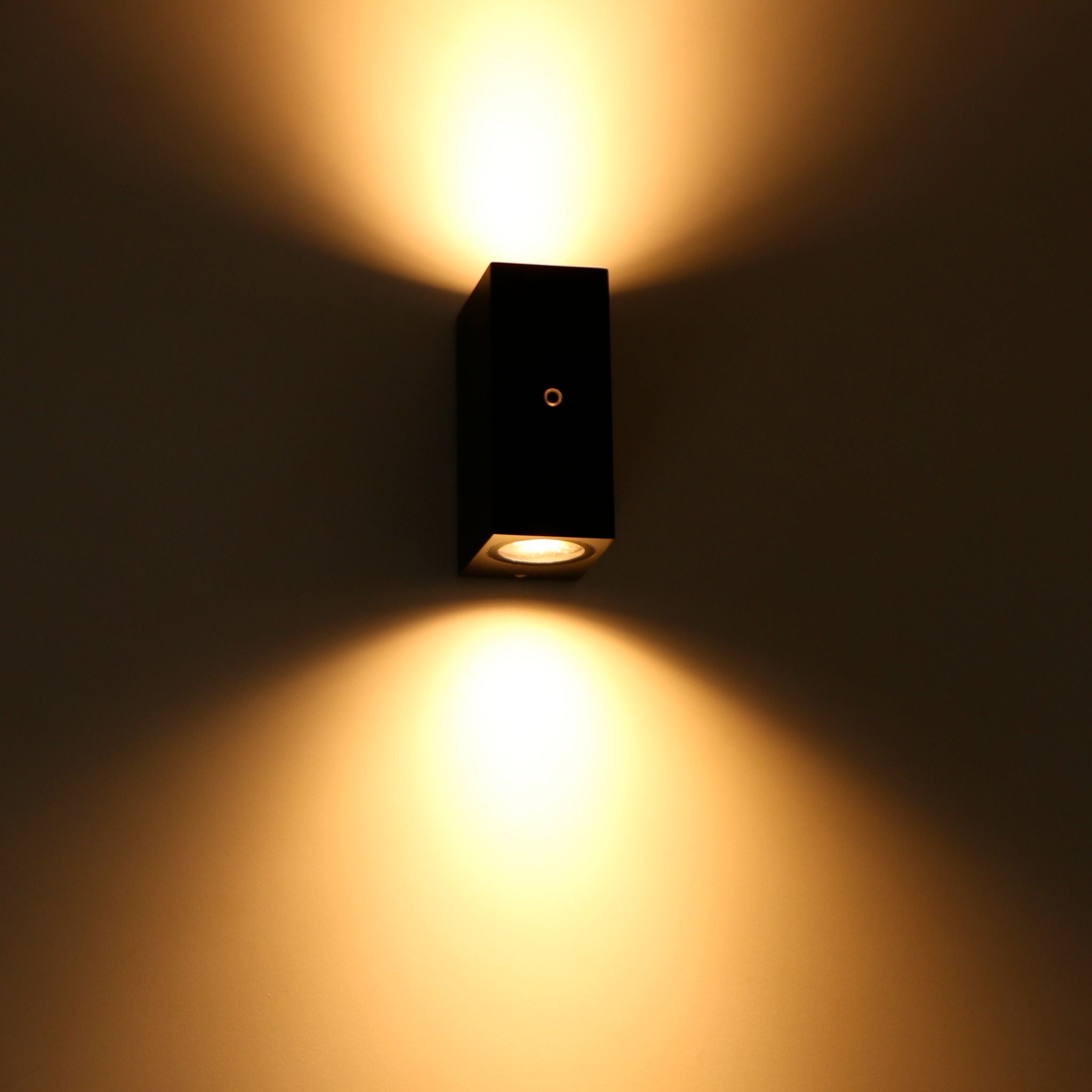 NØRD Up&Down - LED's Light LED Buitenlamp met sensor - IP44 waterdicht - GU10 fitting - Model Napoli - Zwart Buitenlampen LED.nl