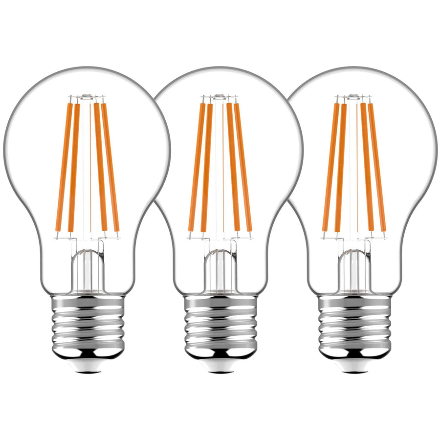 E27 LED-Lampe 806 lm – Klassisches Design – Warmweißes Licht – 3er-Pack - lidstore.shop