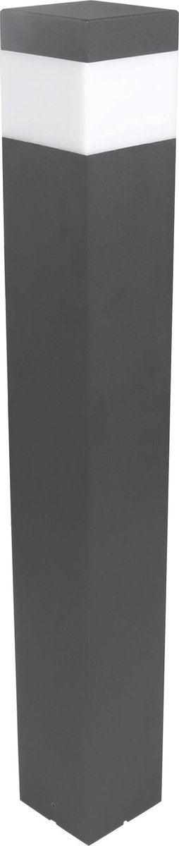 LED Lamppost Matt with E27 fitting - IP44 - Sora - 76 cm - Gray - LED.nl