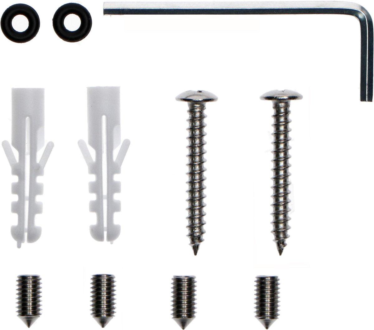 2 pack - LED Muurlamp buiten met GU10 fitting - Strepen - Rimini - IP44 - Antraciet Wandlampen LED.nl