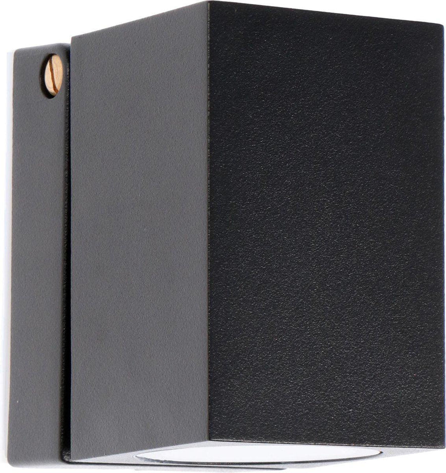 LED's Light Tiltable LED Outdoor Lamp - GU10 fitting - IP44 - Black - Model Lucca - LED.nl