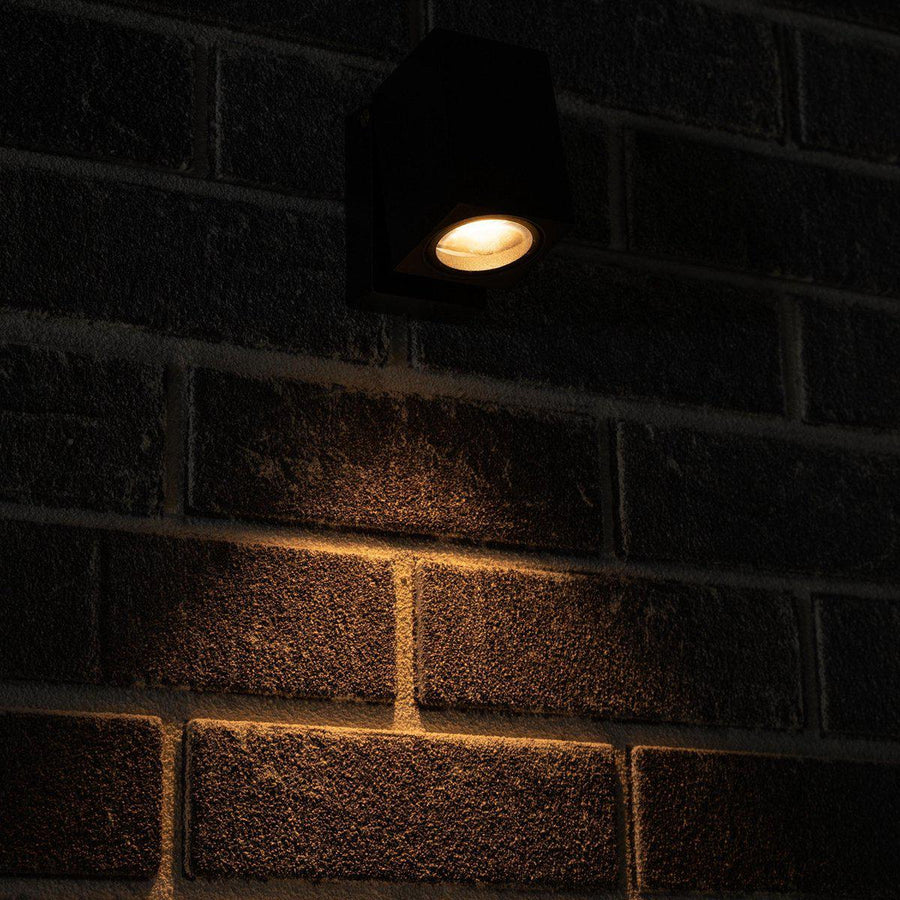 LED's Light Tiltable LED Outdoor Lamp - GU10 fitting - IP44 - Black - Model Lucca - LED.nl