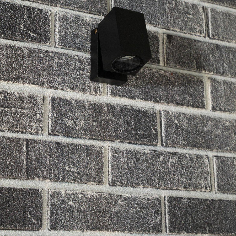 LED's Light Tiltable LED Outdoor Lamp - GU10 fitting - IP44 - Black - Model Lucca - LED.nl