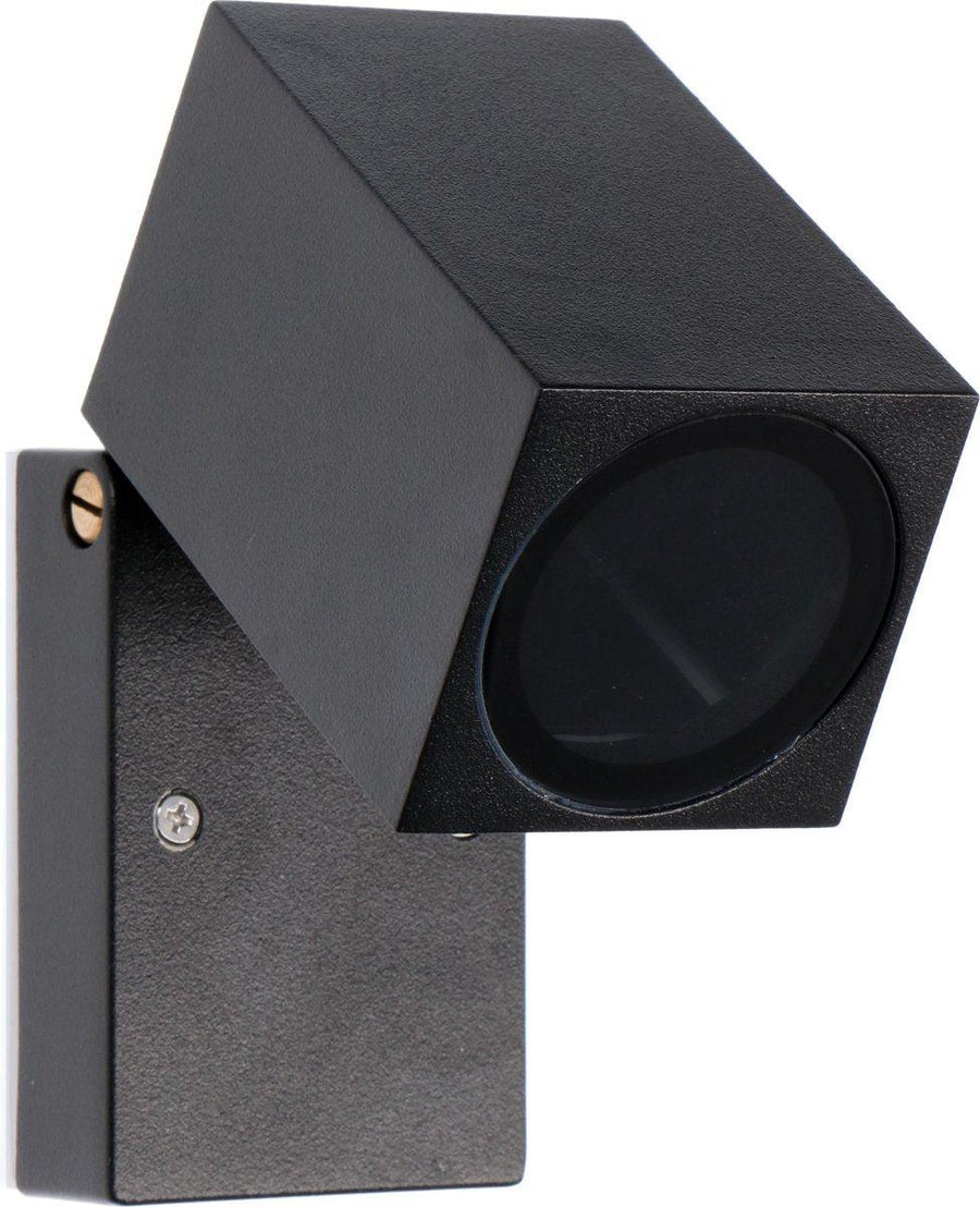 LED's Light Tiltable LED Outdoor Lamp - GU10 fitting - IP44 - Black - Model Lucca - LED.nl