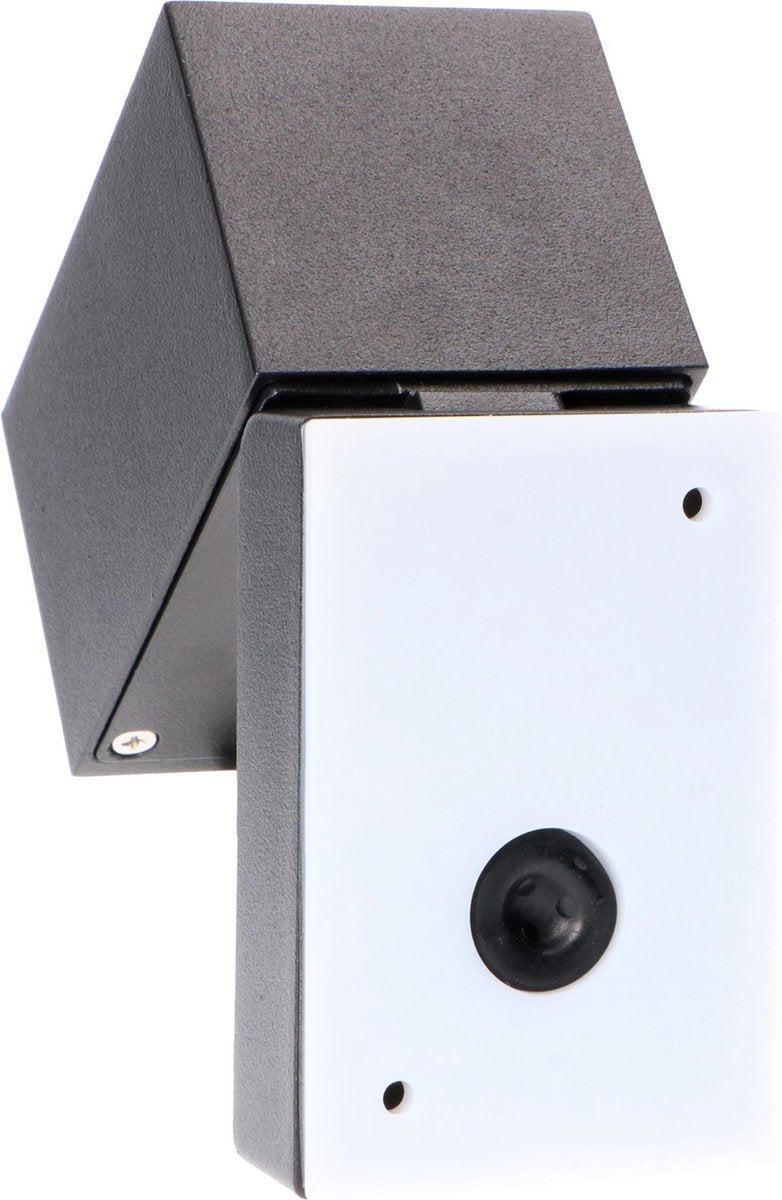 LED's Light Tiltable LED Outdoor Lamp - GU10 fitting - IP44 - Black - Model Lucca - LED.nl