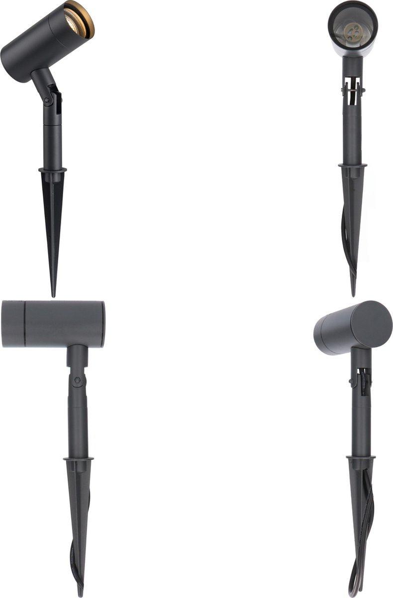 LED's Light Prikspot Garden Lighting - Tiltable - GU10 fitting - IP54 waterproof - Anthracite - LED.nl