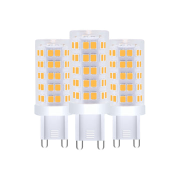 LED Steeklamp G9 - Helder - 220-240V - Warm wit - 4.7W (45W) - 3 lampjes Steeklampjes LED.nl