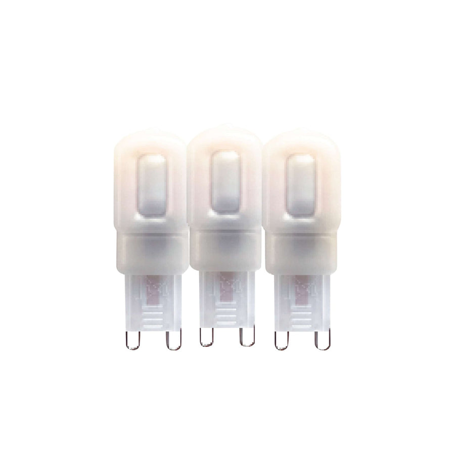 LED-Stecklampe G9 - Matt - 220-240V - Warmweiß - 2,5W (24W) - 3 Lichter - lidstore.shop