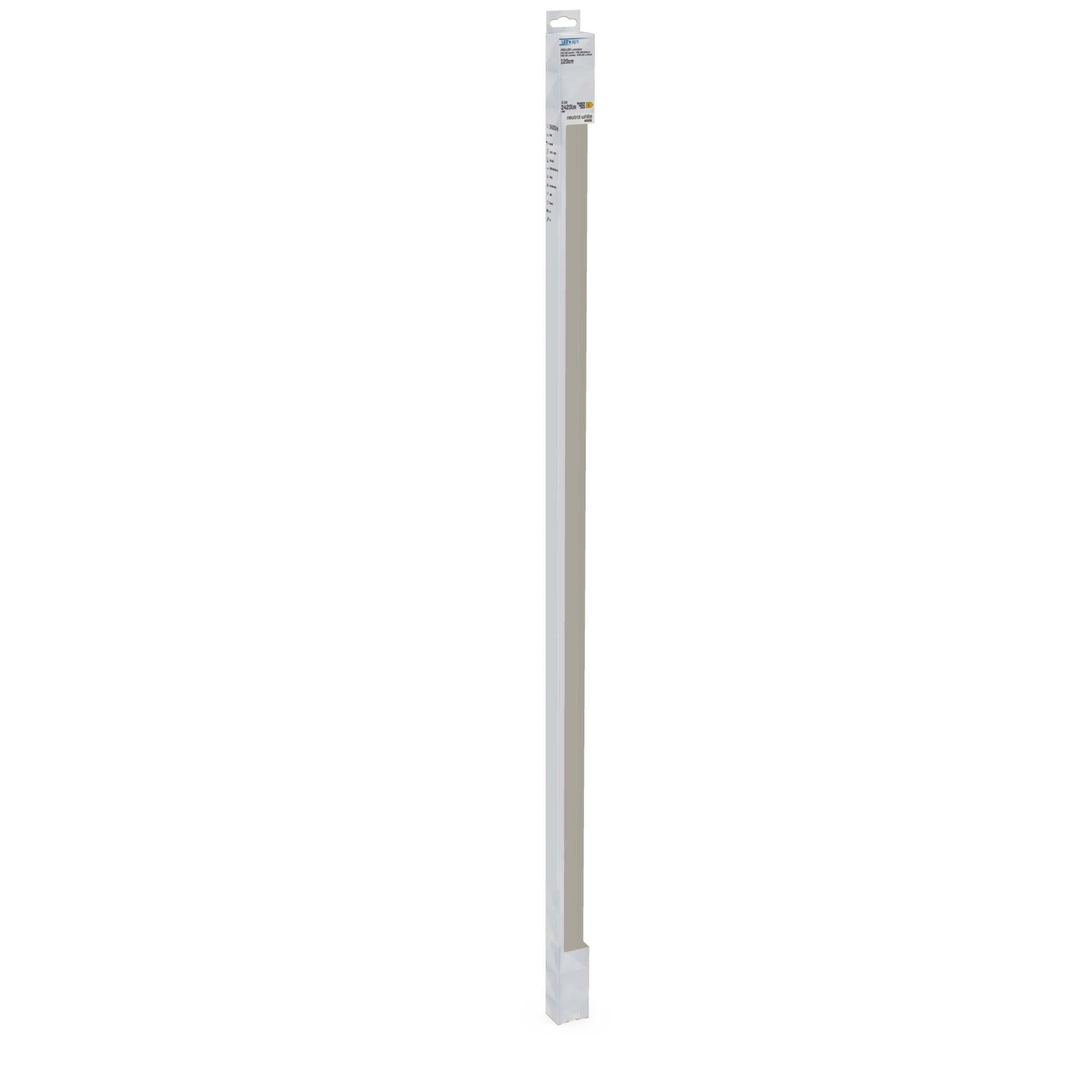 4 PACK - LED's Light LED TL verlichting compleet 120 cm - Geschikt voor buiten en binnen - 2420 lm TL verlichting LED.nl
