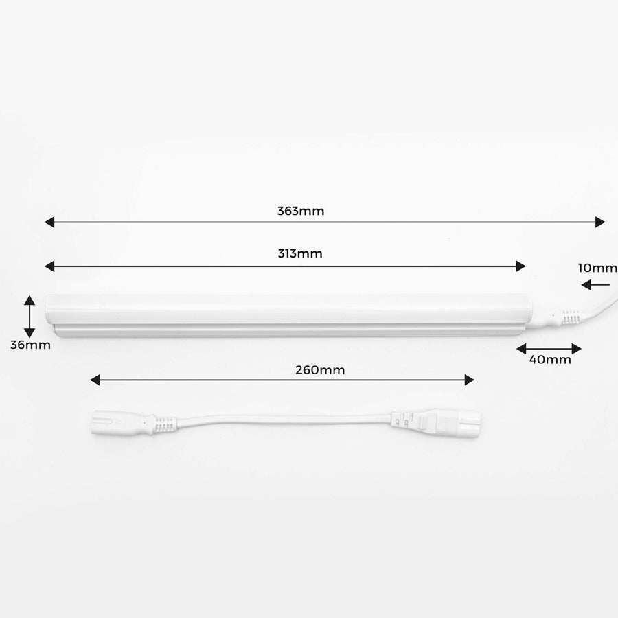 LED's Light Universal LED T5 Balken 30 cm - für Schränke und Küchen - Koppelbar - 400 lm - lidstore.shop