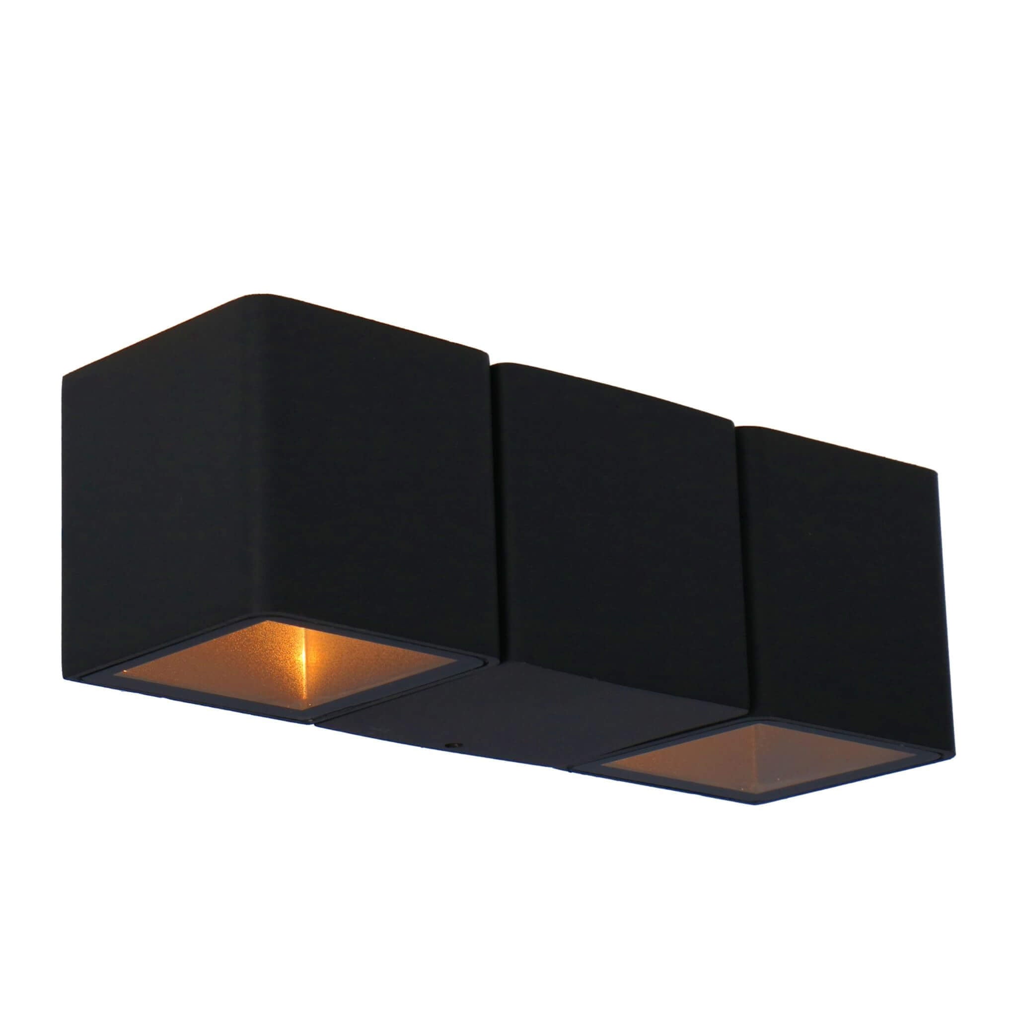LED's Light 4-lichts Wandlamp Buiten - Model Aversa - Warm wit - IP54 waterdicht - Antraciet Wandlampen LED.nl