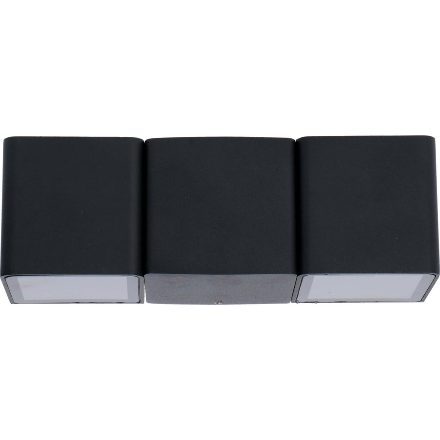 LED's Light 4-flammige Wandleuchte für den Außenbereich - Modell Aversa - Warmweiß - IP54 wasserdicht - Anthrazit - lidstore.shop