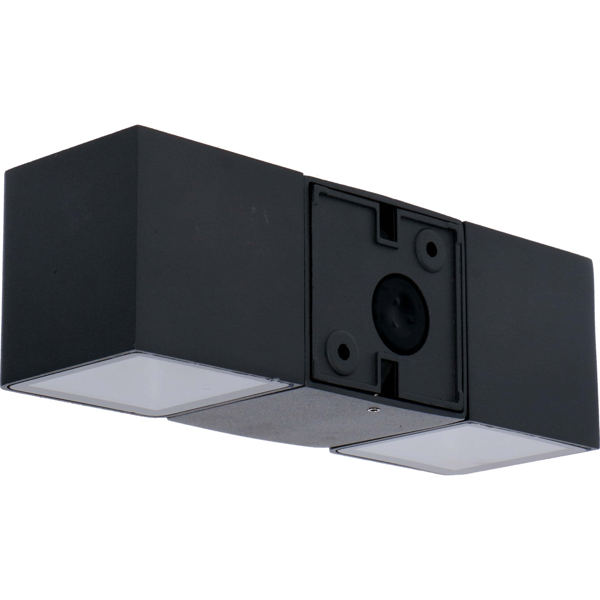LED's Light 4-lichts Wandlamp Buiten - Model Aversa - Warm wit - IP54 waterdicht - Antraciet Wandlampen LED.nl