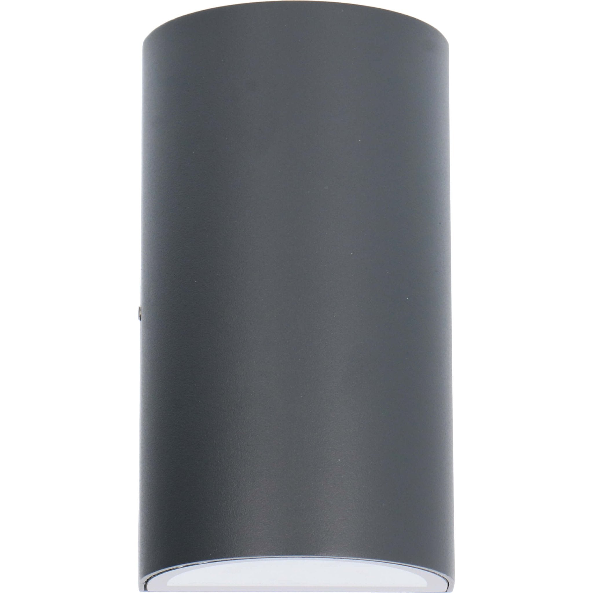 LED's Light LED Muurlamp Buiten - Halve cilinder met 2 lichtpunten - Model Siena - IP44 - Antraciet Wandlampen LED.nl