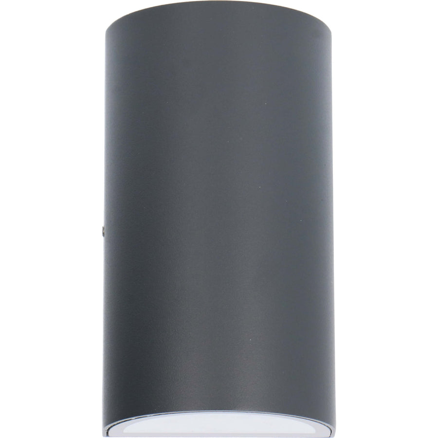 LED's Light LED Wandleuchte Außen - Halbzylinder mit 2 Lichtpunkten - Modell Siena - IP44 - Anthrazit - lidstore.shop