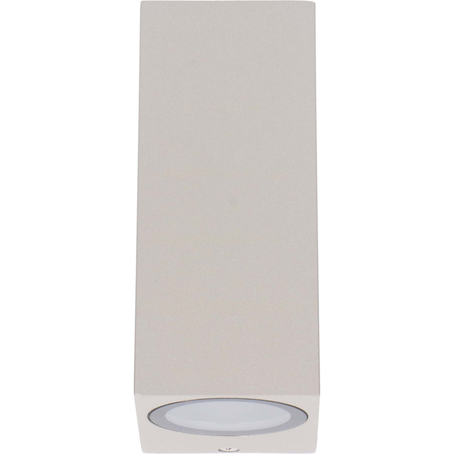 LED's Light LED-Außenleuchte mit GU10-Fassung - Rechteckig - IP44 - Grau - Modell Milan - lidstore.shop