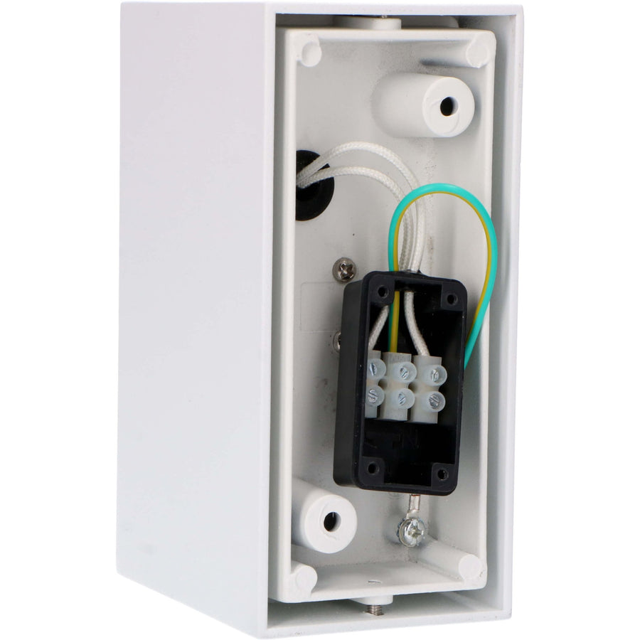 NØRD Up&Down – LED-Außenleuchte mit GU10-Fassung – Rechteckig – Schutzart IP44 – Weiß – Modell Milan - lidstore.shop