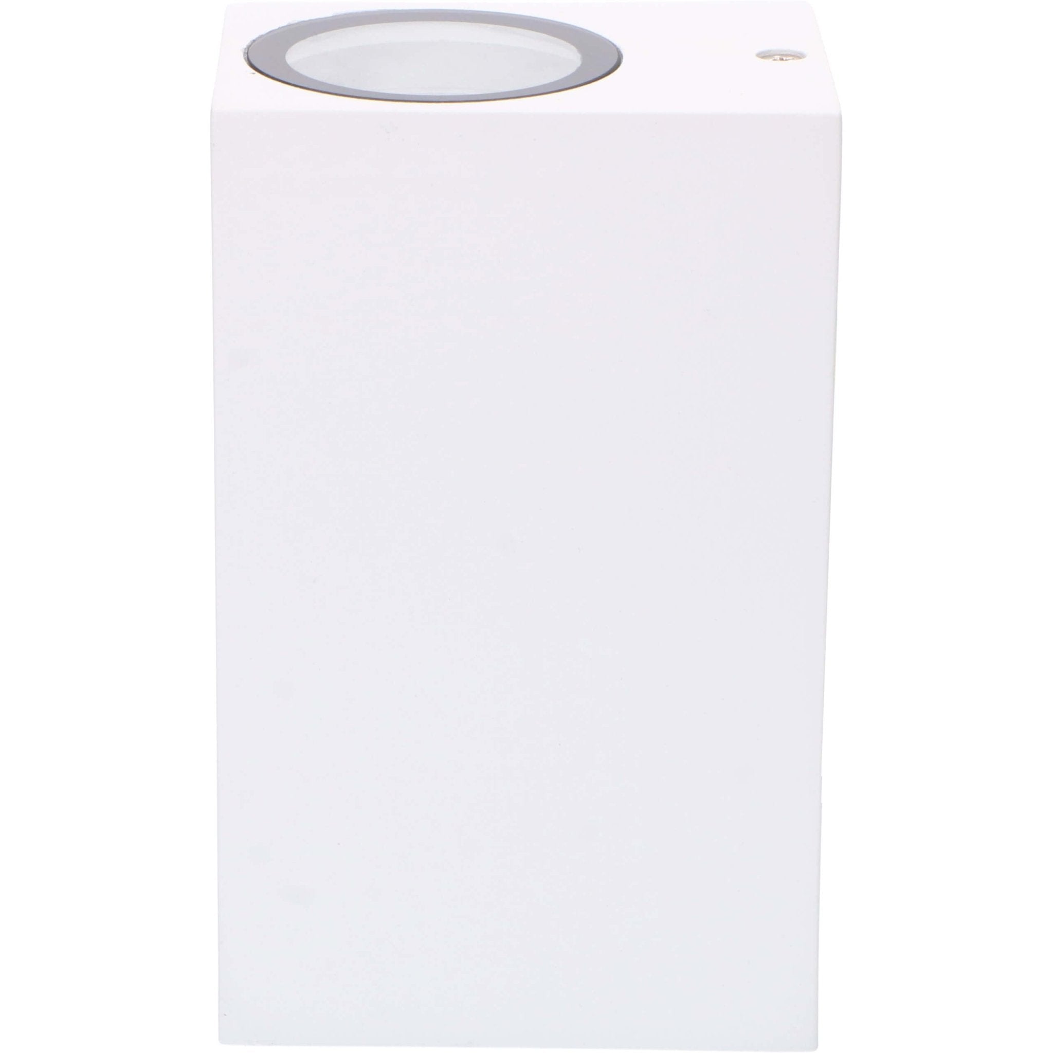 NØRD Up&Down - LED's Light LED Buitenlamp met GU10 fitting - Rechthoek - IP44 - Wit - Model Milaan Wandlampen LED.nl