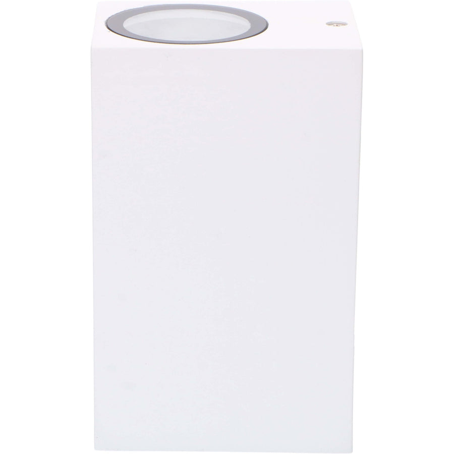 NØRD Up&Down – LED-Außenleuchte mit GU10-Fassung – Rechteckig – Schutzart IP44 – Weiß – Modell Milan - lidstore.shop