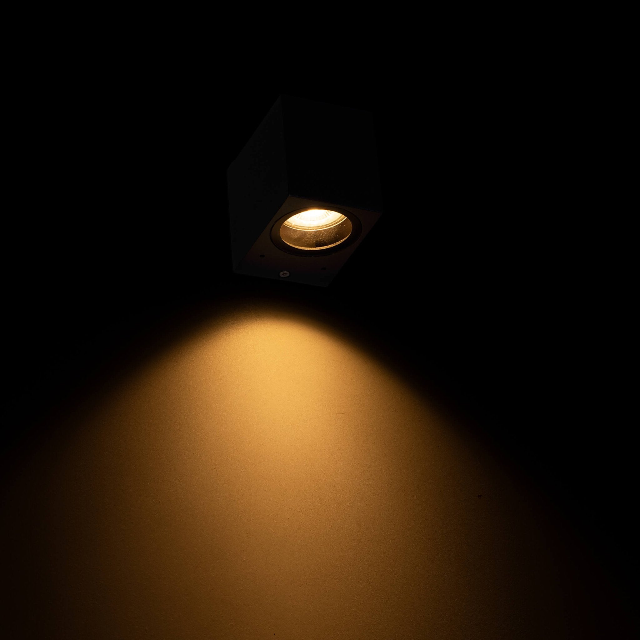 6 pack - LED's Light LED Wandlamp Buiten met GU10 fitting - Vierkant - IP44 - Antraciet - Model Rome Wandlampen LED.nl