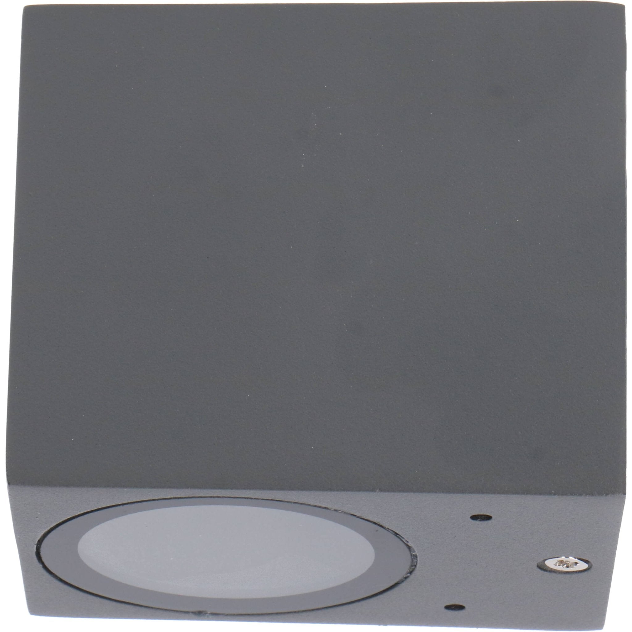 6 pack - LED's Light LED Wandlamp Buiten met GU10 fitting - Vierkant - IP44 - Antraciet - Model Rome Wandlampen LED.nl