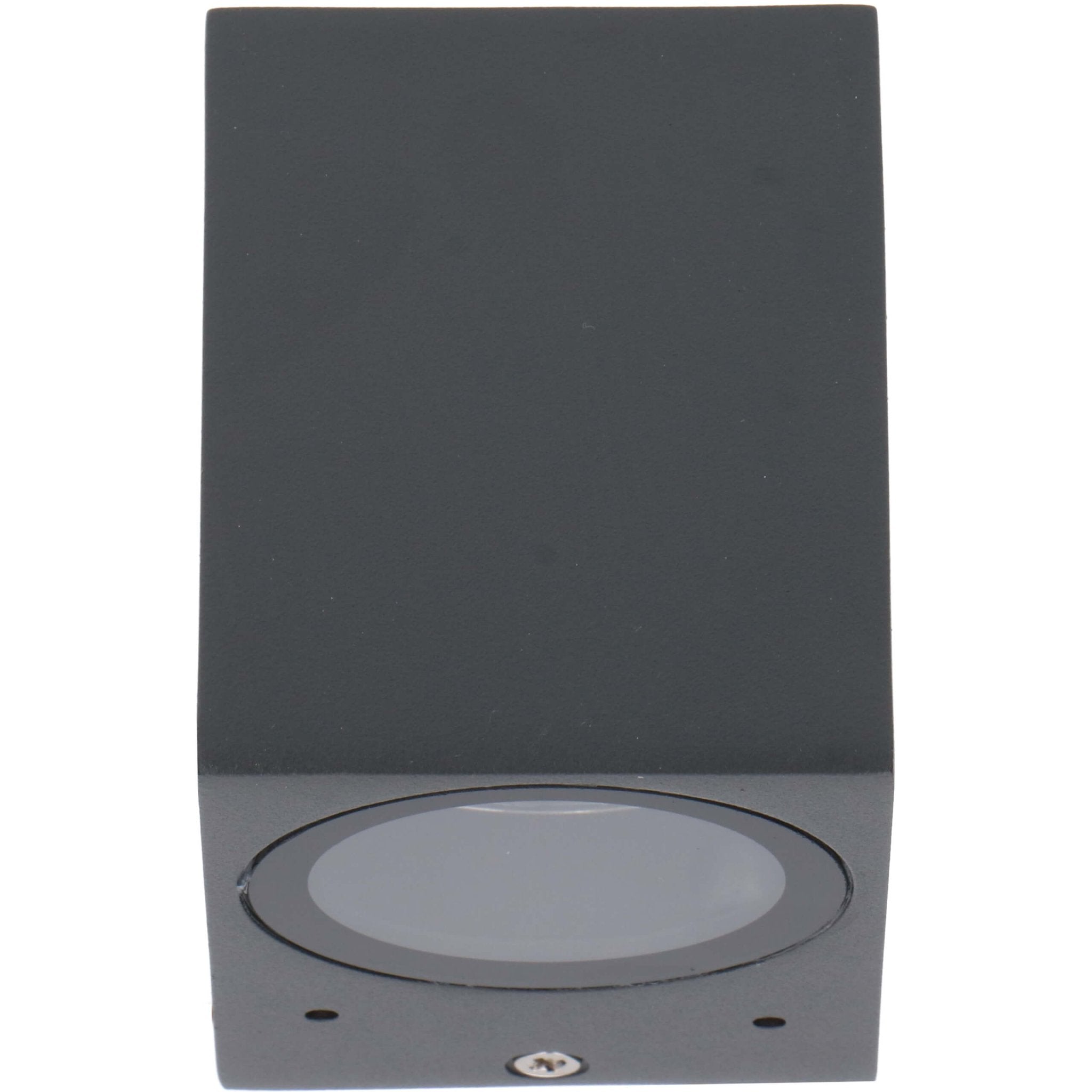 6 pack - LED's Light LED Wandlamp Buiten met GU10 fitting - Vierkant - IP44 - Antraciet - Model Rome Wandlampen LED.nl