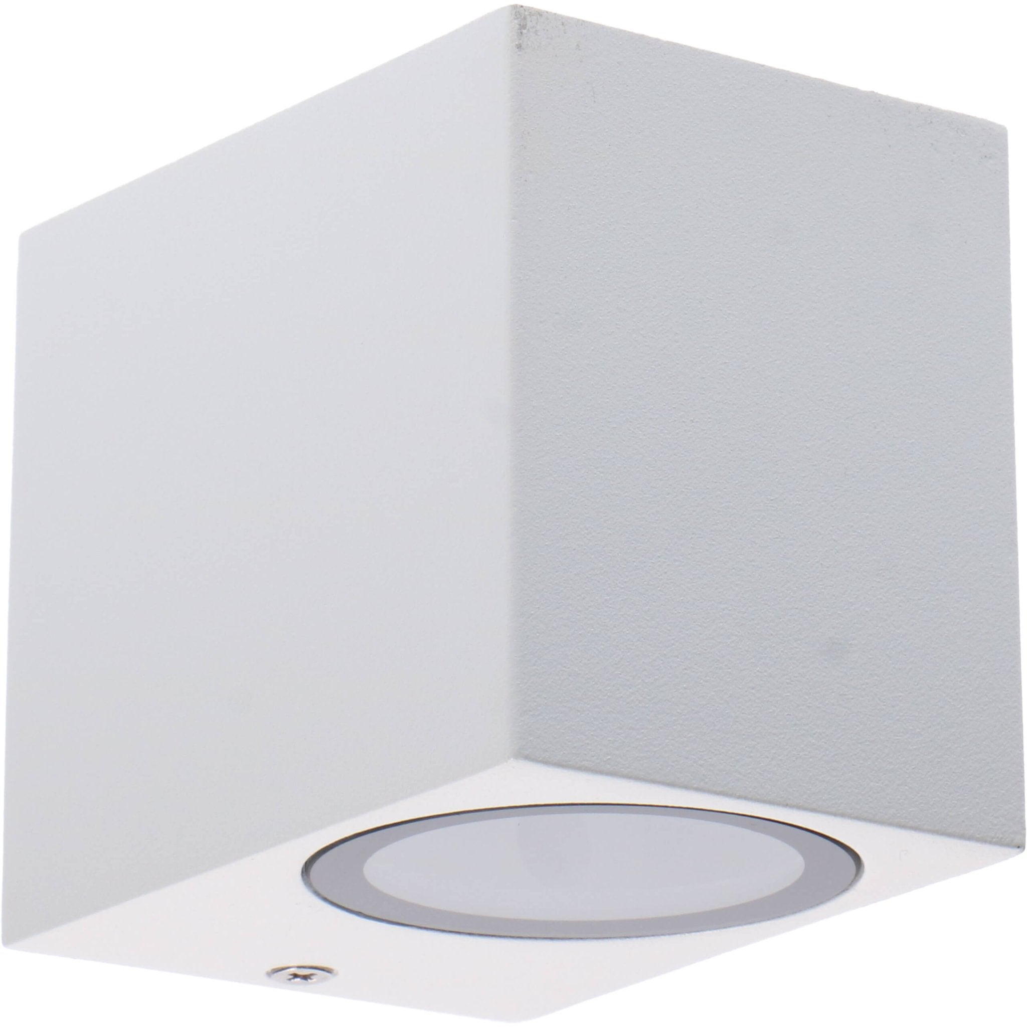 6 pack - LED's Light LED Wandlamp Buiten met GU10 fitting - Vierkant - IP44 - Wit - Model Rome Wandlampen LED.nl
