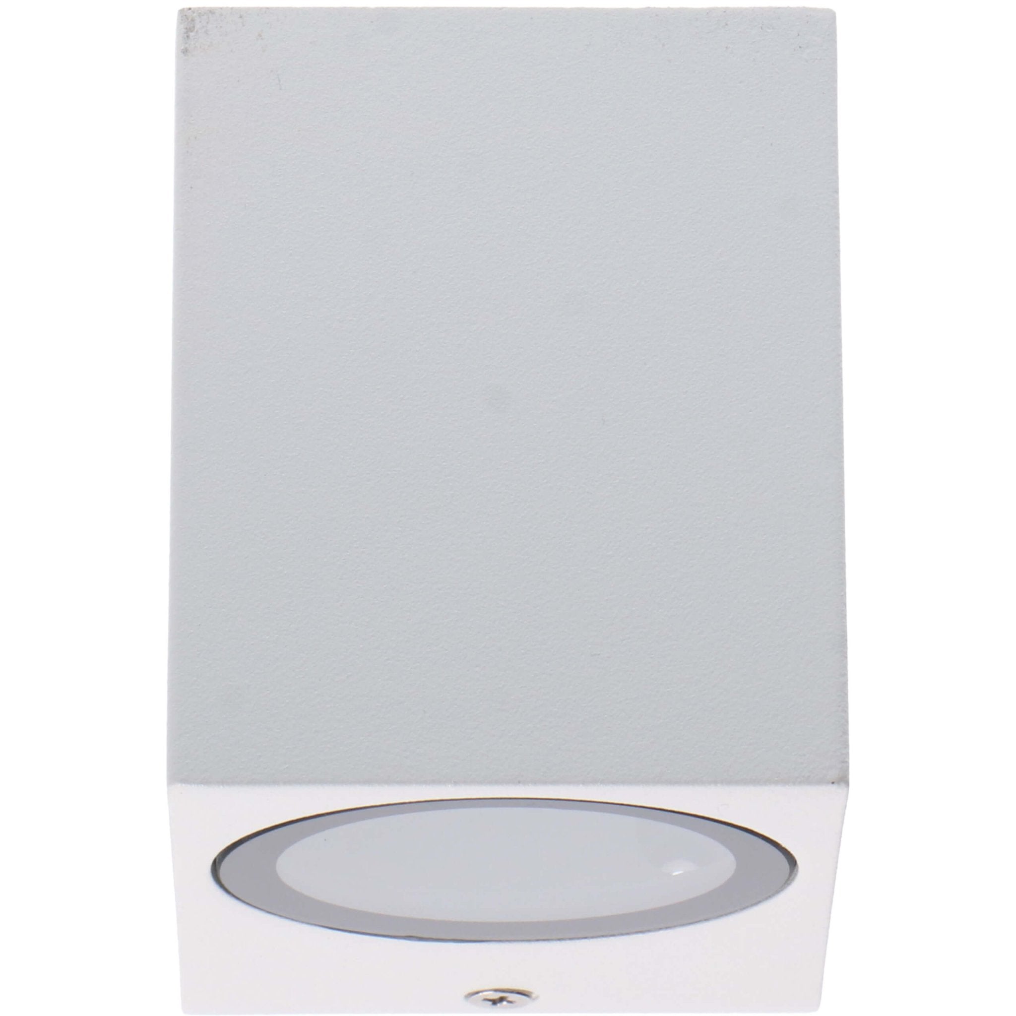 6 pack - LED's Light LED Wandlamp Buiten met GU10 fitting - Vierkant - IP44 - Wit - Model Rome Wandlampen LED.nl