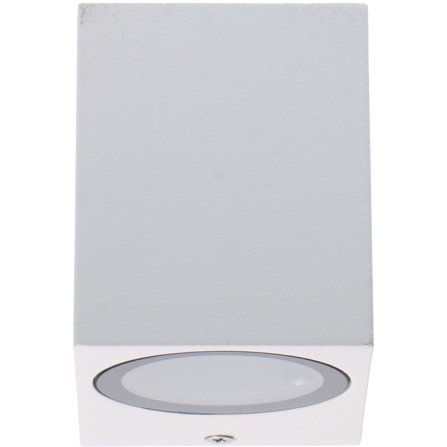 LED's Light LED Wall Lamp Outdoor with GU10 fitting - Square - IP44 - White - Model Rome - LED.nl