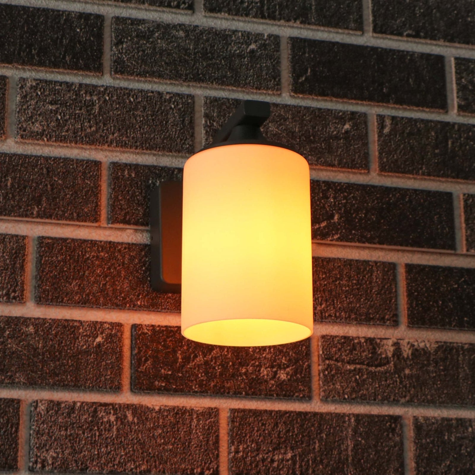 LED's Light LED Wandlamp Milky met E27 fitting - IP44 - Model Noto - Antraciet Wandlampen LED.nl